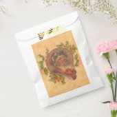 サンタクロースクリスマスヴィンテージポートレート フェイバーバッグ (封をした状態)