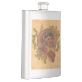 サンタクロースクリスマスヴィンテージポートレート フラスク (右)
