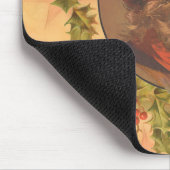 サンタクロースクリスマスヴィンテージポートレート マウスパッド (コーナー)