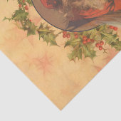 サンタクロースクリスマスヴィンテージポートレート 薄葉紙 (詳細)