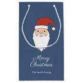 サンタクロースクリスマス抱き枕 スモールペーパーバッグ (裏面)