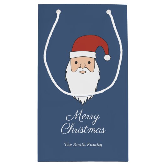 サンタクロースクリスマス抱き枕 スモールペーパーバッグ (裏面)