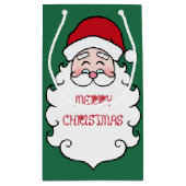 サンタクロースクリスマス抱き枕 スモールペーパーバッグ (裏面)