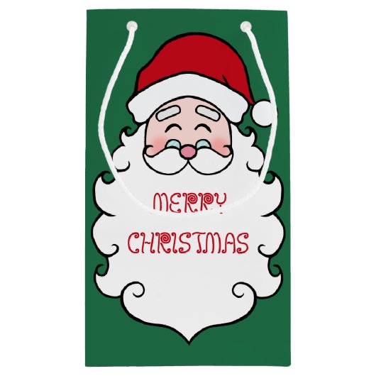 サンタクロースクリスマス抱き枕 スモールペーパーバッグ (裏面)