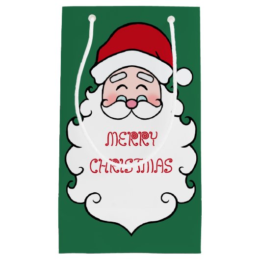 サンタクロースクリスマス抱き枕 スモールペーパーバッグ (正面)