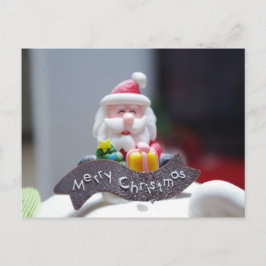 サンタクロースケーキクリスマスパーティー シーズンポストカード