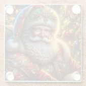 サンタクロースコースター ガラスコースター (裏面)