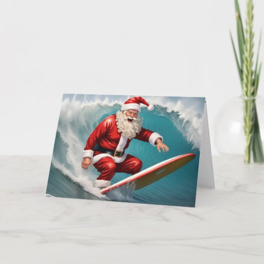 サンタクロースサーフィンオンアボード シーズンカード (正面)