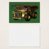 サンタクロースジャイアントダンプトラック運転手 (正面&裏面)