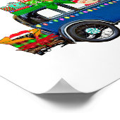 サンタクロースジャロピー ポスター (角)