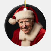 サンタクロースジョーバイデン氏 セラミックオーナメント (裏面)