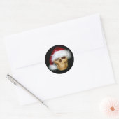 サンタクローススカル ラウンドシール (封筒)