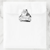 サンタクローススクエアステッカー封筒用シール スクエアシール (バッグ)