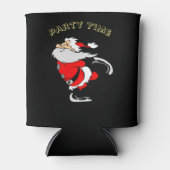 サンタクローススケートで滑る 缶クーラー (正面)