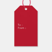 サンタクロースステイいけなスおもしろいクリスマス ギフトタグ (裏面)