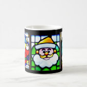 サンタクロースステンドグラスマグ コーヒーマグカップ (中央)