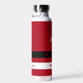 サンタクロースステンレススチールウォーターボトル ウォーターボトル (右面)