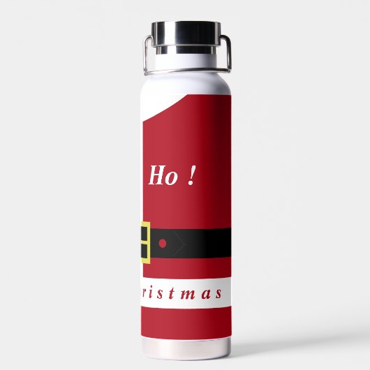 サンタクロースステンレススチールウォーターボトル ウォーターボトル (背面)