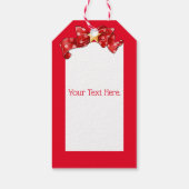 サンタクローススノーグローブギフトラベル ギフトタグ (裏面)