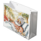 サンタクローススパクリスマス イン カリフォルニア ラージペーパーバッグ (正面アングル)