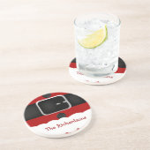 サンタクローススーツクリスマス飲み物用コースター コースター (側面)