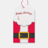 サンタクローススーツ ギフトタグ (正面)