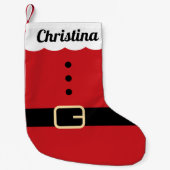 サンタクローススーツ スモールクリスマスストッキング (正面)