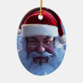 サンタクロースセラミックオーナメント セラミックオーナメント (正面)