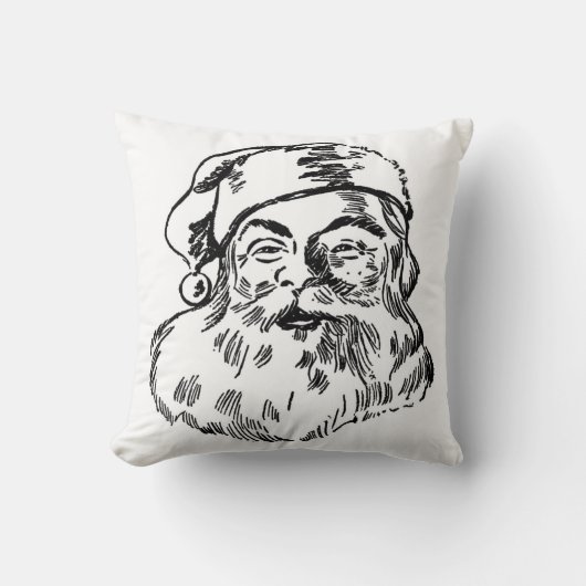 サンタクロースセントニコラスクリスマスホリデー クッション (正面)