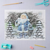 サンタクロースティッシュペーパー 薄葉紙 (クラフト)