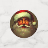 サンタクローステーブルデコレーション紙吹雪 コンフェッティ (スモール正面)