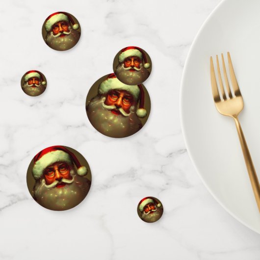 サンタクローステーブルデコレーション紙吹雪 コンフェッティ (グループ)