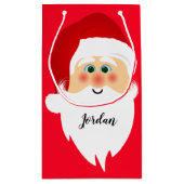 サンタクロースデザイン抱き枕 スモールペーパーバッグ (裏面)