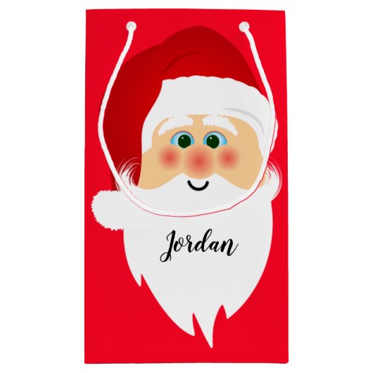 サンタクロースデザイン抱き枕 スモールペーパーバッグ (裏面)