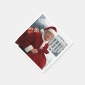 サンタクローストランプウィズレッド抱き枕 スタンダードカクテルナプキン (角)