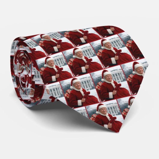 サンタクローストランプウィズレッド抱き枕 ネクタイ (ロール)