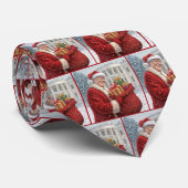 サンタクローストランプウィズ抱き枕 ネクタイ (ロール)