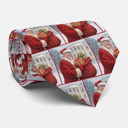 サンタクローストランプウィズ抱き枕 ネクタイ (ロール)