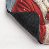 サンタクローストランプウィズ抱き枕 マウスパッド (コーナー)