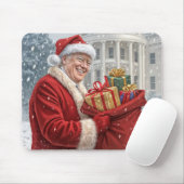 サンタクローストランプウィズ抱き枕 マウスパッド (マウス)