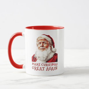 サンタクロースドナルドトランプ再びクリスマスを作素晴らしる マグカップ
