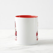 サンタクロースドナルドトランプ再びクリスマスを作素晴らしる マグカップ (中央)