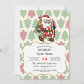 サンタクロースハイカー 招待状 (正面)