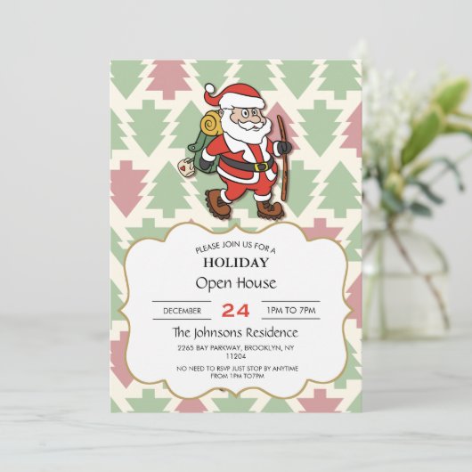 サンタクロースハイカー 招待状 (スタンド正面)