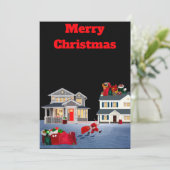 サンタクロースハッスルカード 招待状 (スタンド正面)