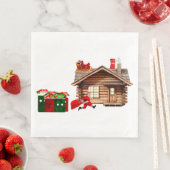 サンタクロースハッスルディナーナプキンズ (インサイチュ)