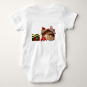 サンタクロースハッスルワンピース ベビーボディスーツ (裏面)