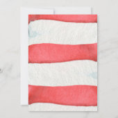 サンタクロースハットクリスマスパーティー 招待状 (裏面)