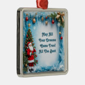 サンタクロースバイアフェスティバルクリスマスツリー メタルオーナメント (右)