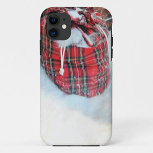 サンタクロースバッグイン雪 iPhone 11 ケース